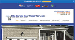 Desktop Screenshot of garagedoorrepairnorwalk.us